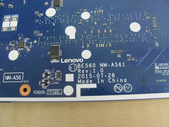 731-7 материнська плата РОБОЧА BE560 NM-A561 SR2EU i3-6100U для Lenovo ThinkPad E560  оригінал Характеристики