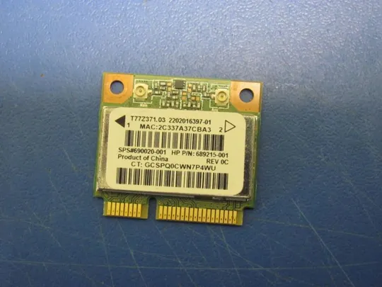 №112-17 Wi-Fi адаптер (модуль) 690020-001 709505-001 для HP 250 G3 Pavilion 15-R 15-G 15-S оригінал Ціна