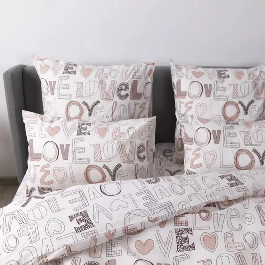 Постельное белье евро ТЕП Happy Sleep Заметки любви 2-03796-28946 200х215 см Продаж