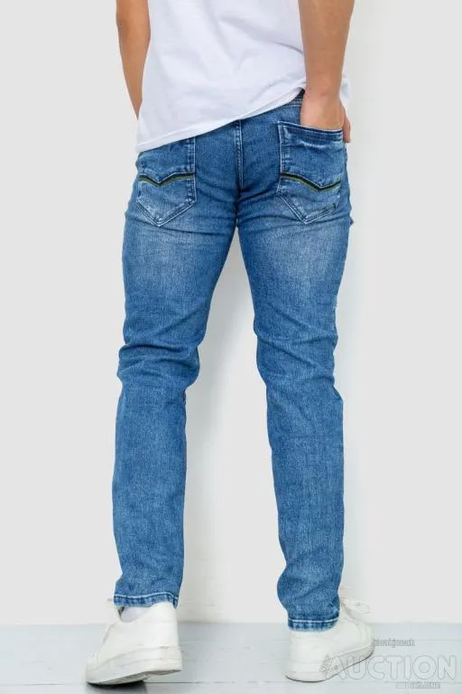 Джинсы мужские, цвет синий, 129R8332 Продаж
