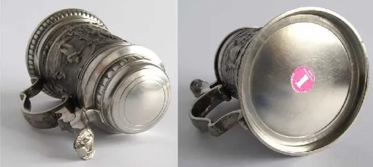 Олов'яний пивний кухоль Zu Frau 700 мл Zinn95% Germany Інтернет-аукціон