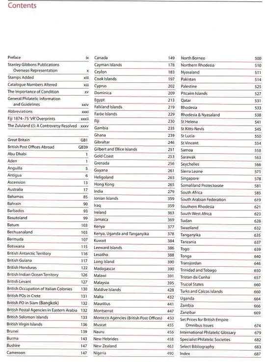 Купити 2020 - Stanley Gibbons - Марки Британской империи 1840-1970 - *.pdf