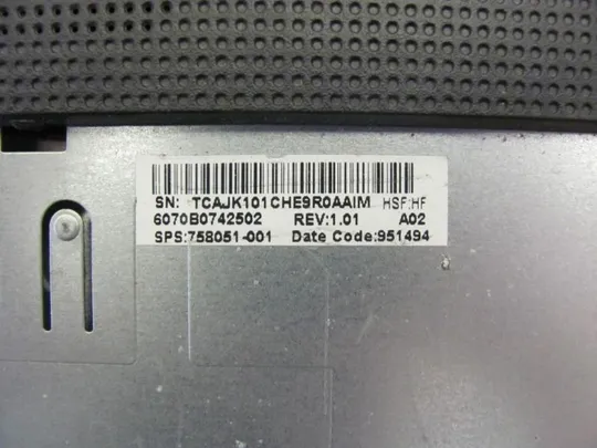 №113-2 Кришка панель палмрест та тачпад 6070B0742502 758051-001 для HP Pavilion 350 G1 оригінал Характеристики