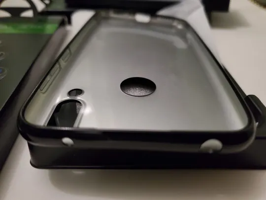 Чехол чохол бампер Huawei Y7 2019 Black глянець З аукціону