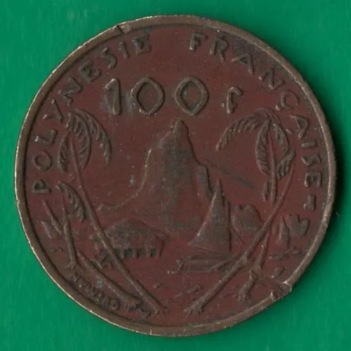 100 франків 1999 року Французька Полінезія [КВ] Ціна