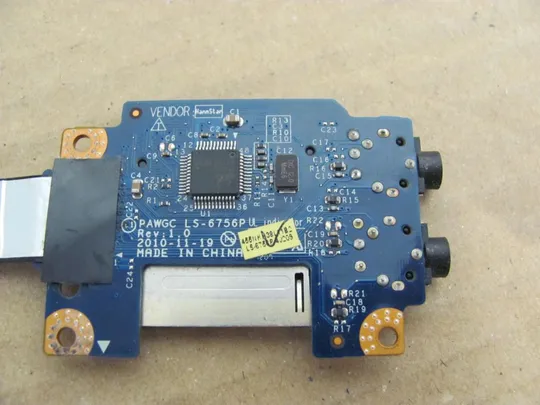 543-19 плата CARD AUDIO PAWGC LS-6756P для LENOVO IdeaPad G570 G575 оригінал Продаж
