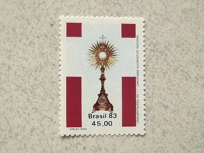 фото, Поштова марка Бразилія 1983 рік  **