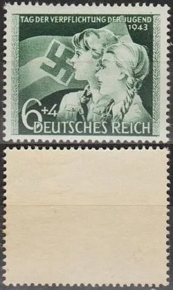 фото, 1943 - Рейх - День молоді Mi.843 **