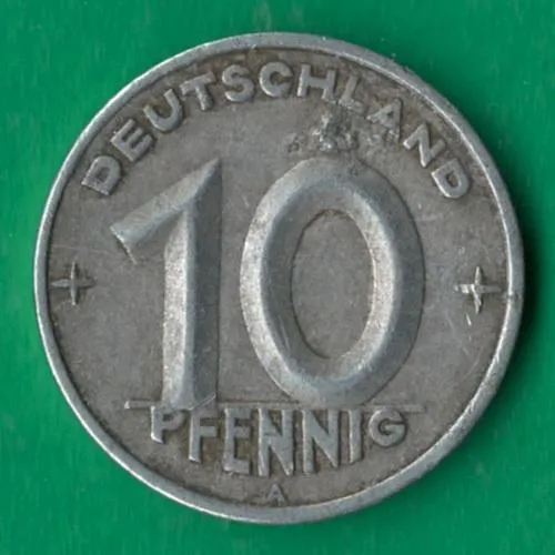 10 пфенігів 1949 року НДР [М] Ціна