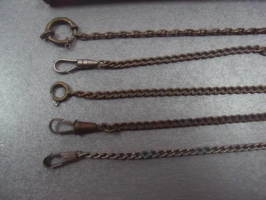 цепочка к карманным часам лот 5 шт №3044 З аукціону