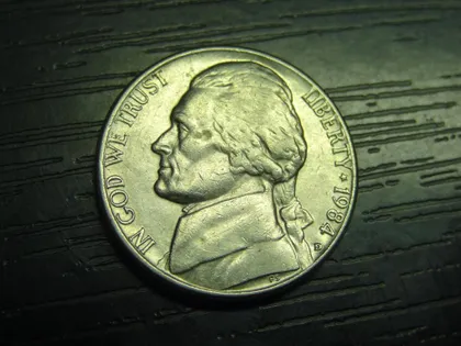 фото, 5 центів 1984 D США