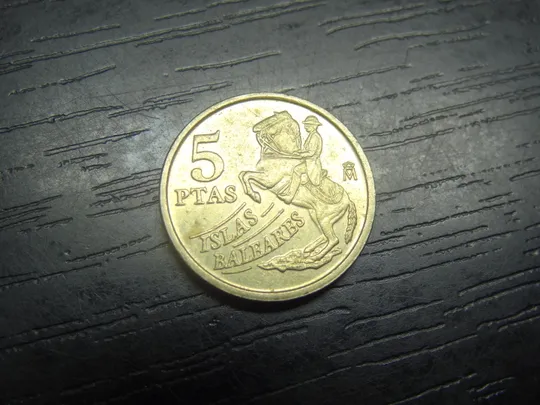 5 песет 1997 Іспанія  Балеарські острови Ціна