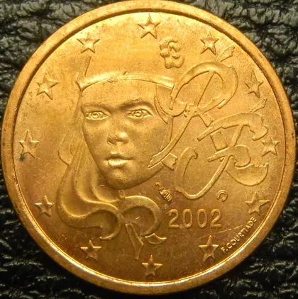 фото, 5 євроцентів 2002 Франція