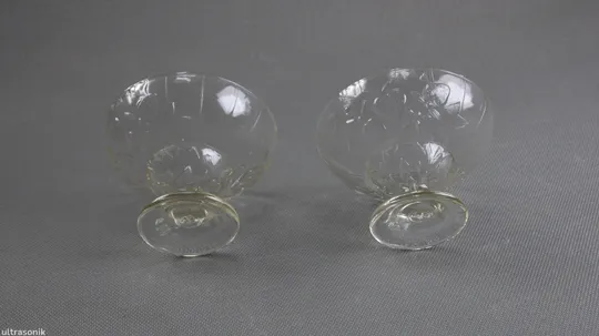 Вази креманки для десертів міні 2 шт прозоре радянське скло Вживане в Україні