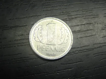 фото, 1 пфеніг 1982 НДР
