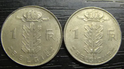 фото, 1 франк Бельгія 1972 (два різновиди)