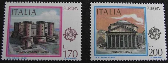 Италия Архитектура Европа СЕПТ 1978 Ціна