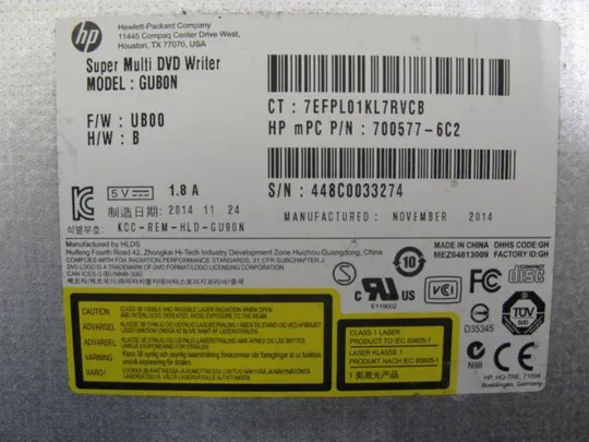 №112-1 DVD-привод GUB0N 750636-001 для HP 250 G3 Pavilion 15-R 15-G 15-S оригінал Продаж