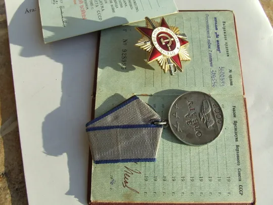 Орден ВвВ-1 ст. 811626 Медаль Отвага -3 600844 наг.1956 р. на Новохатский Ніколай . Недорого