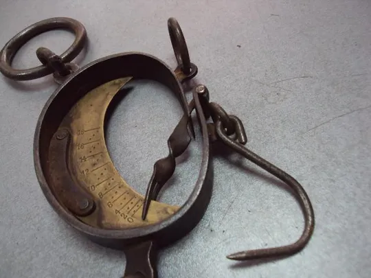 Весы кантер царские ручные латунь длина 28 см царизм №11554 Де купити