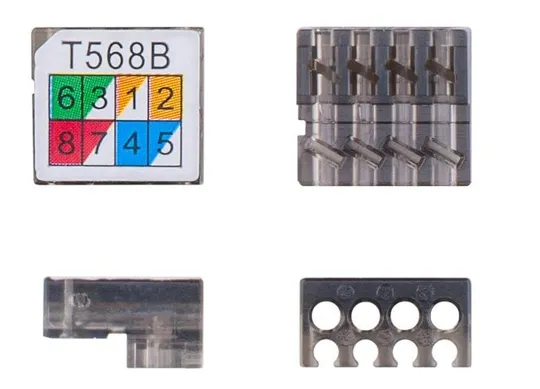 Роз'єм RJ45 STP6a Lucom (62.09.8385) зєднувач розриву AWG22-23 LSA Продаж