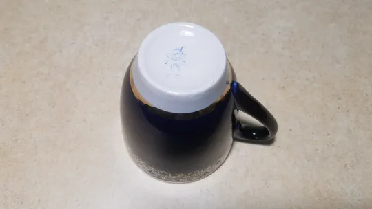 Чашка гігант кухоль кобальтова стара радянська порцеляна Довбиш Вживане Де купити