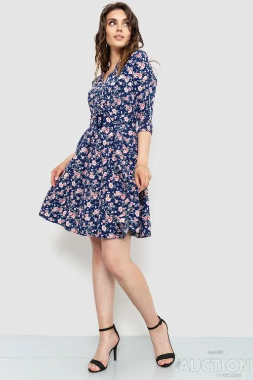 Купити Платье софт, цвет сине-розовый, 230R032-2