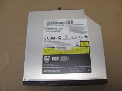фото, номер1031-8  DVD-привод DS-8A8SH GT80N UJ8C0 для Lenovo Thinkpad T530 W530 T420 T520 T510 DVD привод Заглушка панелі CD/DVD для ноутбуків CD Зчитувач дисків Читалка оригінал