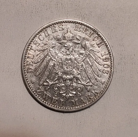 Купити 2 Марки Германия империя. Баден 1903 год G. Серебро