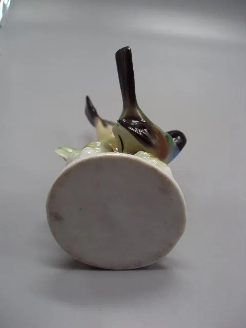 Фигура фарфор статуэтка Германия птички на дереве птицы синички высота 14 см под реставрацию №80 Де купити