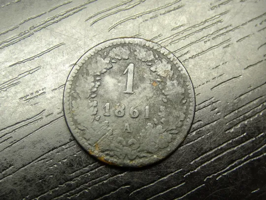 1 крейцер 1861 A Австро-Угорщина Ціна