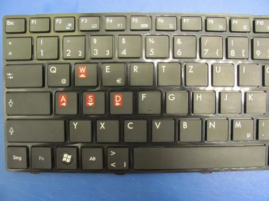 №50-6 клавіатура робоча V111922AK3 для MEDION ERAZER X6811 X6812 GX660 MS-16F2 MS-16F1 оригінал Продаж