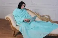 Рукоплед Плед з рукавами і кишенями з мікрофібри 200х150. ментол Характеристики