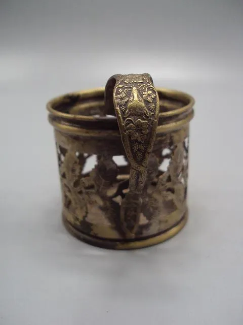 Подстаканник листья Варшава W.M.F. B.Buch Galw высота 6,7 см, диаметр 7,6 см №13657 Продаж