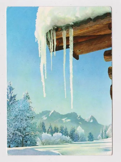фото, С НОВЫМ ГОДОМ = 1973 г. = ГДР - ГЕРМАНИЯ = чистая #