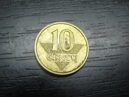 фото, 10 центів 1998 Литва