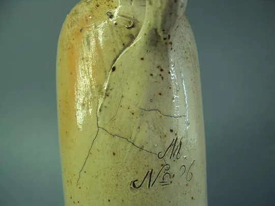 Бутылка керамика Германия горькая вода Ober-Selters Nassau орел высота 22,8 см №11264 Характеристики