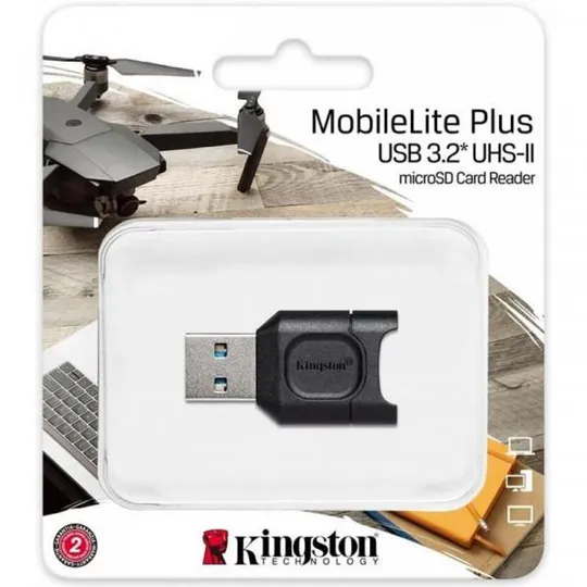 Купити Кардридер USB3.2 MobileLite Plus microSD Black (MLPM)