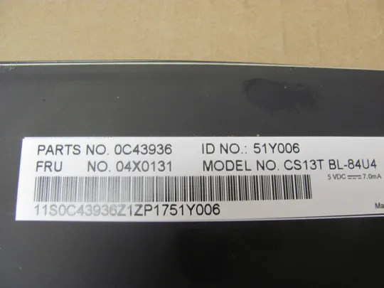 номер1027-3 клавіатура робоча з підсвіткою  0C43936 04X0131 для  Lenovo ThinkPad  T440 T440P T440S T431S T450 T450S T460 L450 L460 L470 оригінал Де купити