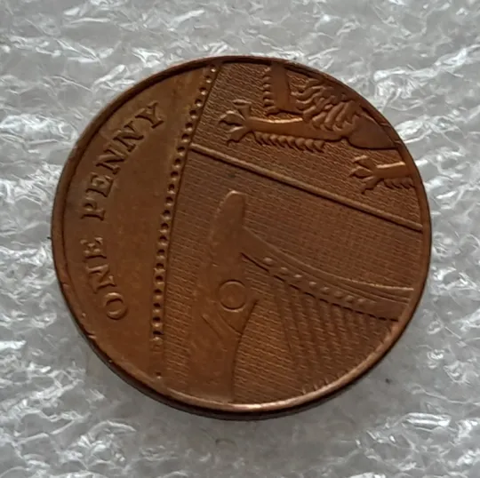 (818) 1 пенні 2008 Великобританія - 2 види реверса!!! - 2 монети в хорошому стані (1 пенни 2008 Великобритания) Продаж