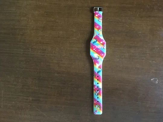 Купити Часы детские тонкие с проблемкой