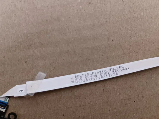 номер1060-26 Сканер відбитків пальців 0MNVJX  зі шлейфом 450.0FY08.0001 для Dell Latitude 3500 Сканер безпеки Датчик аутентифікації Плата сканер відбитку fingerprint scanner  оригінал Продаж