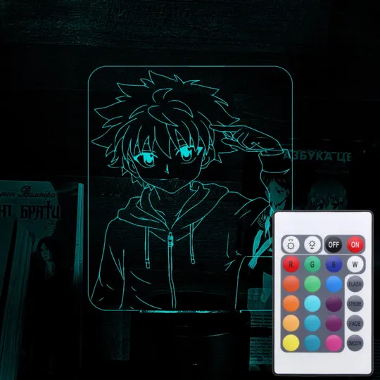 Акриловий світильник-нічник з пультом 16 кольорів Кіллуа Золдік tty-n000476 Ціна