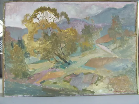 Закарпатская школа  Ердели Бокшая  КОЦКА А .  раз.90х70 см.     также много другого. Інтернет-аукціон