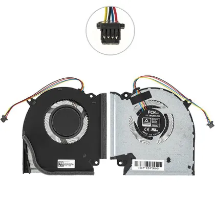 фото, Оригінальний вентилятор для ноутбука ASUS ROG Strix SCAR 15 G533QR, G533QM (CPU FAN) 12V !!! (13NR0540P01011) (Кулер)