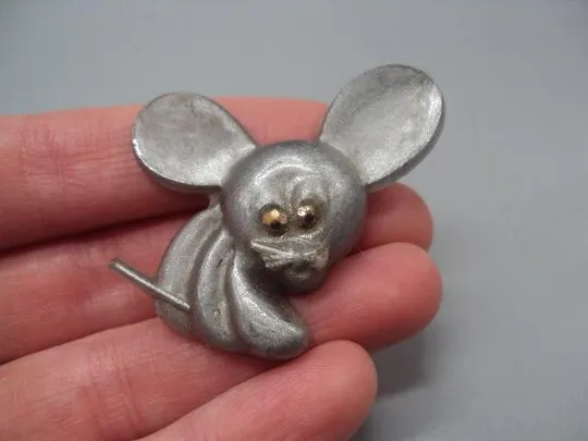 знак детский мышка серая пластик №15246 Де купити