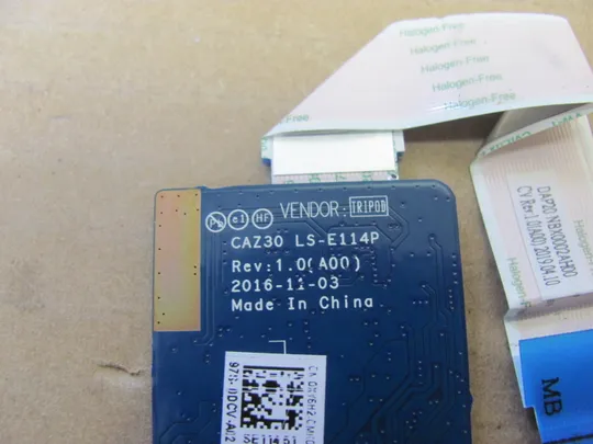 номер0991-14 плата підлючення клавіатури CAZ30 LS-E114P NBX0002AH00 для DELL Precision  7730 M7730 оригінал З аукціону