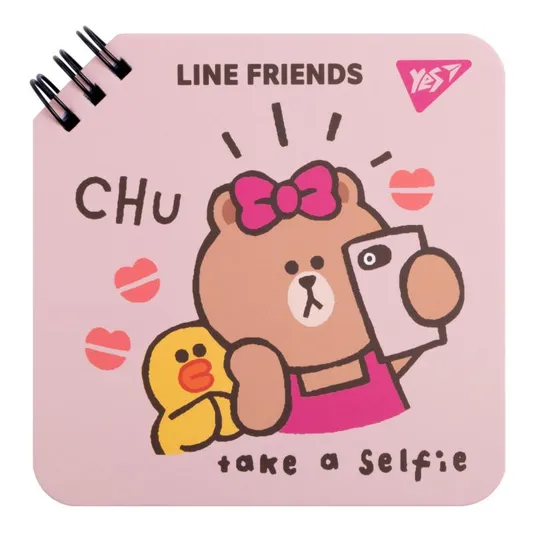 Блокнот YES Line Friends Chu 151750 80 листов Ціна