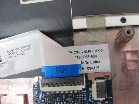 номер0972-3 Кришка панель палмрест тачпад 0VN1PF  для Dell Precision 7550 7560  оригінал Торговий майданчик
