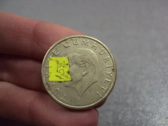 монета турция 10 лир 1996 №9349 З аукціону